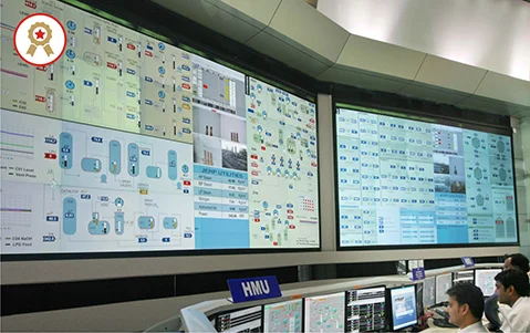 Information graphics for the world's largest refinery