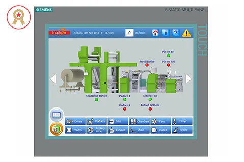 ‘SprintOn’ Stentering machine designed for Inspiron Pvt Ltd.