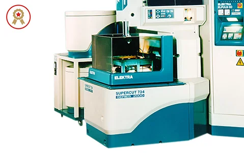 An ergonomic, modular CNC wirecut machine.
